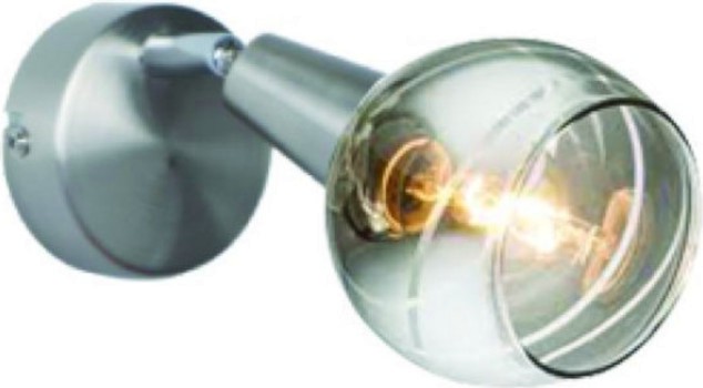 Единична спот лампа Omnia Sion Smoke E14 40 W Единична спот лампа Omnia Sion Smoke E14 40 W -