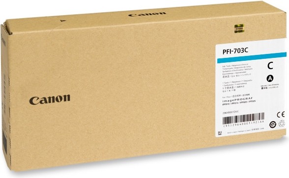 ������ � ������� �� ������� Canon PFI-703 Cyan - 700 ml - 