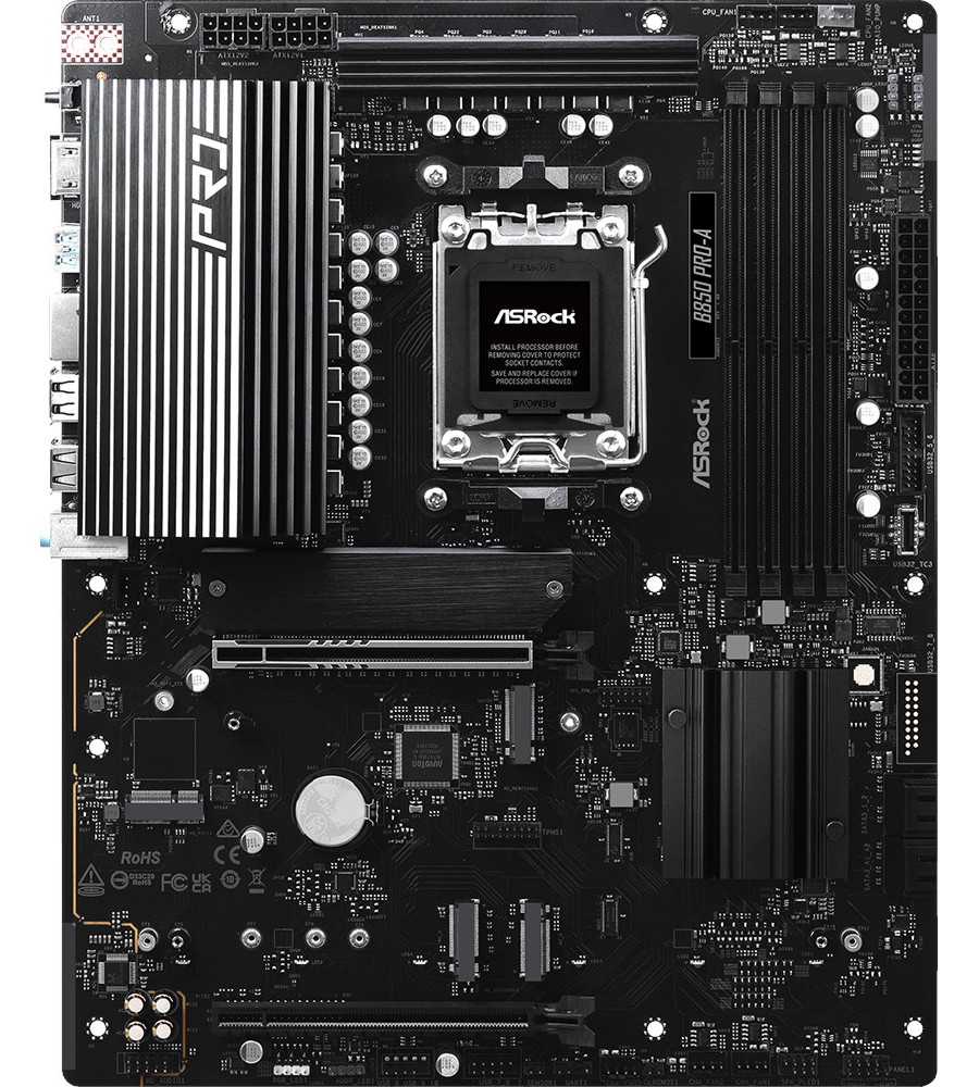Дънна платка ASRock B850 Pro-A Дънна платка ASRock B850 Pro-A - AMD AM5, AMD B850, DDR5, ATX -