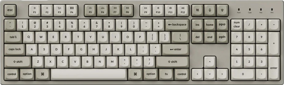 ��������� ������� ���������� Keychron C2 Pro 8K QMK - Full-Size, USB-C, ANSI Layout, RGB, Keychron Super Red - 