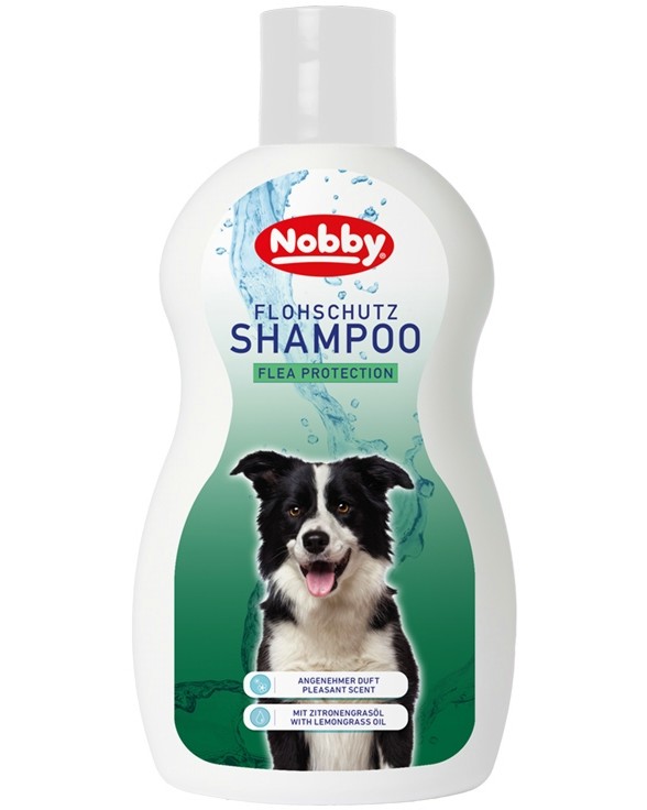 Шампоан против бълхи за кучета Nobby Шампоан против бълхи за кучета Nobby - 300 ml, с масло от лимонова трева - шампоан