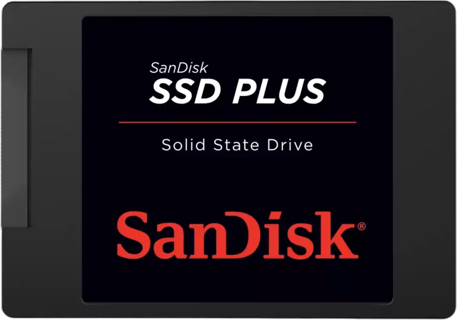 SSD ����� SanDisck Plus 2.5" SATA III - 480 GB, ������ 535 MB/s, ����� 445 MB/s, MLC - 