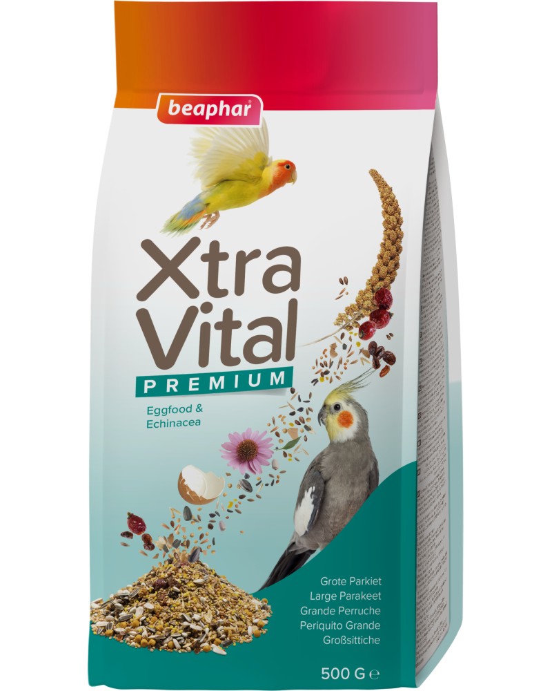 ����� �� ������ �������� Beaphar XtraVital Large Parakeet - 1 kg, � �������� � ���� - �����