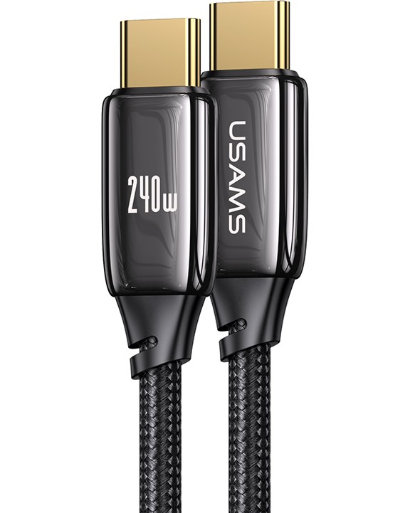 Кабел USB-C male към USB-C male Usams SSJ580 U82 Кабел USB-C male към USB-C male Usams SSJ580 U82 - 1.2 m -