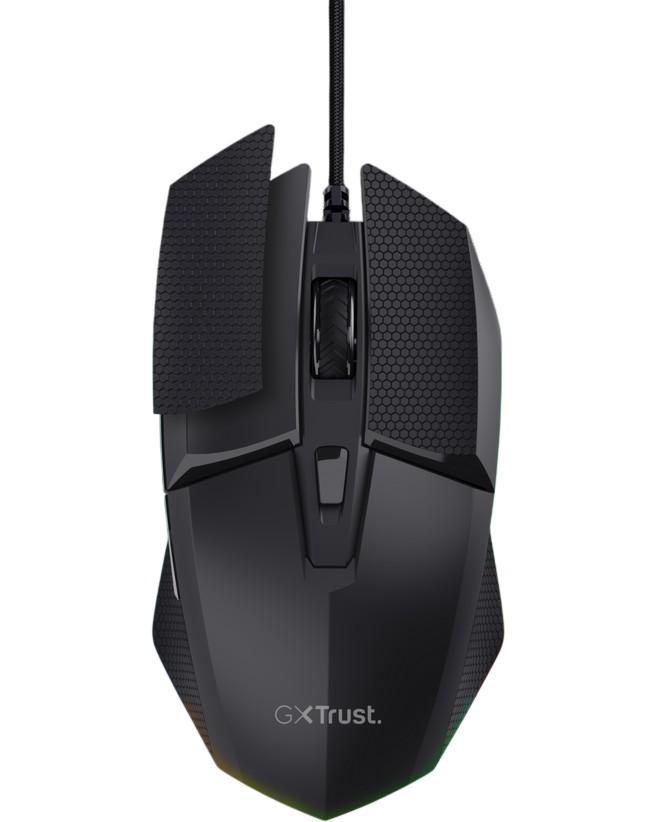Гейминг оптична мишка TRUST GXT 121 Felox+ Гейминг оптична мишка TRUST GXT 121 Felox+ - С 6 бутона -
