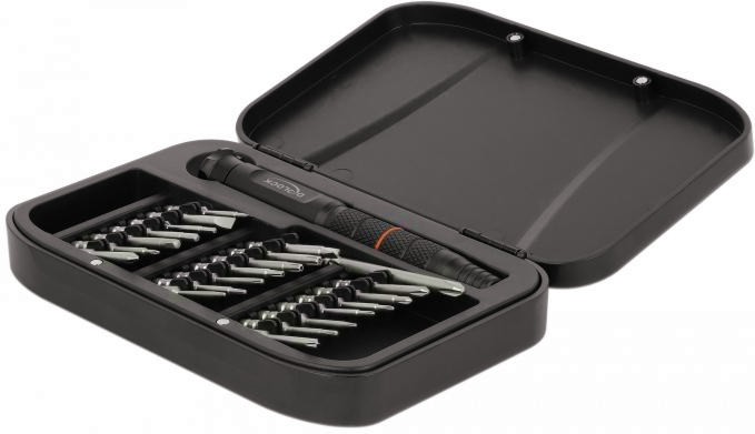 Комплект отвертка с накрайници DeLock 64066 Комплект отвертка с накрайници DeLock 64066 - 23 части -