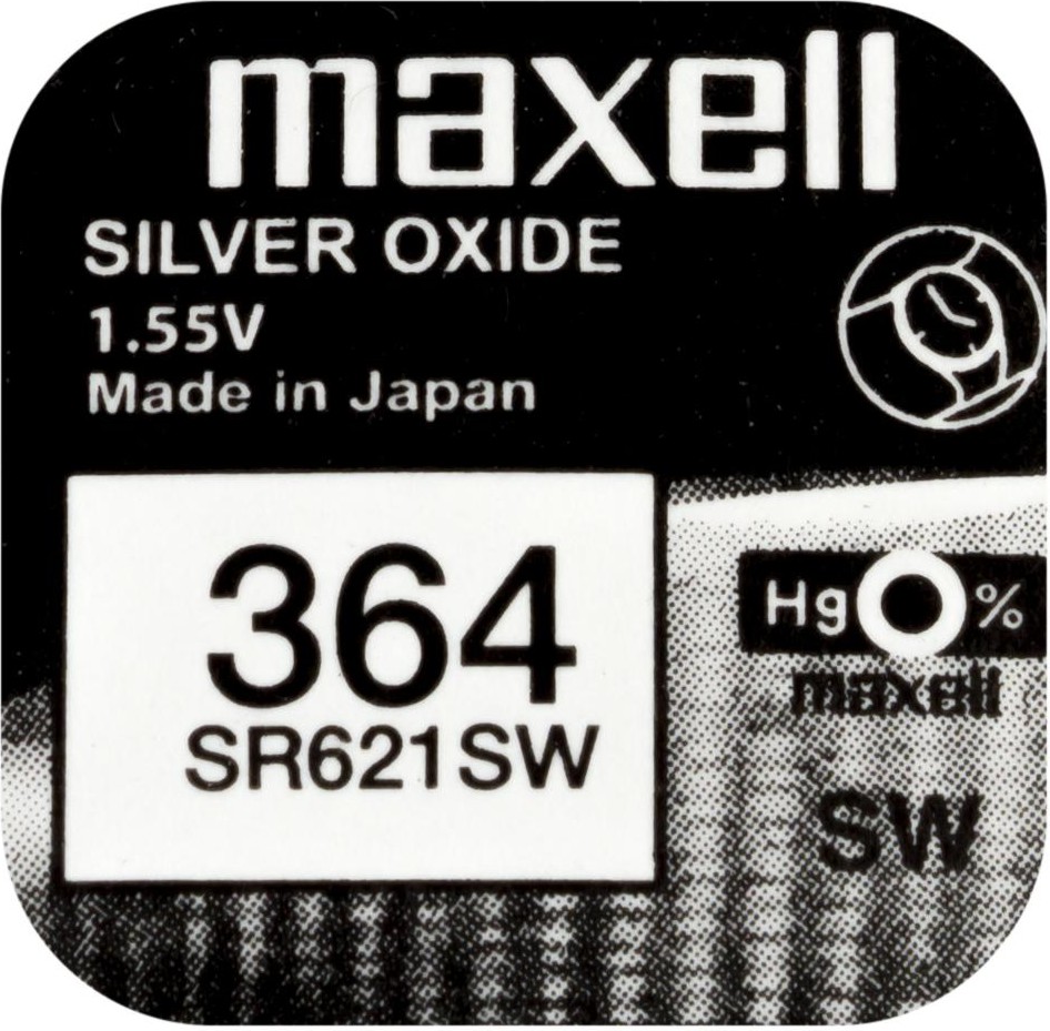   SR621SW / 364 - - 1.55V - 1  - 
