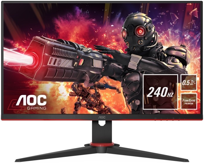 ������� AOC 24G2ZE/BK - 23.8" IPS WLED, 16:9, 1920 x 1080, 2 x HDMI, DisplayPort - 