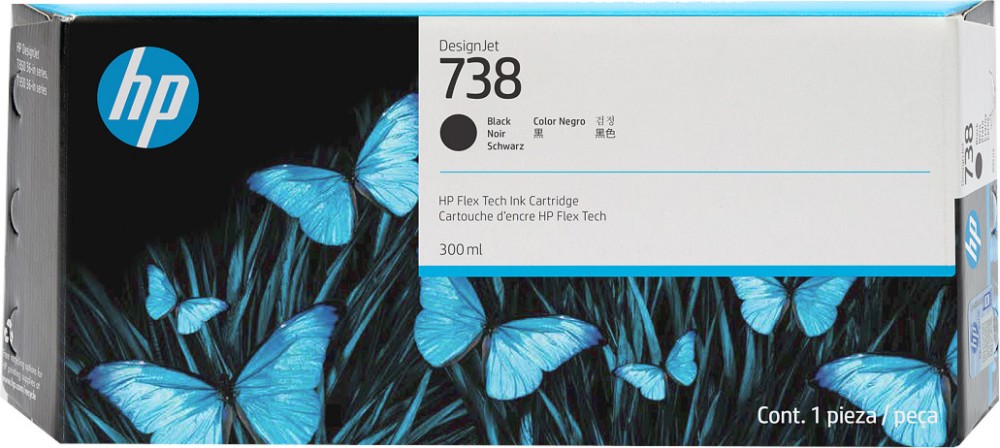      HP 738 Black - 300 ml - 