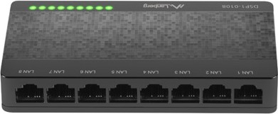 ���� Lanberg DSP1-0108 - 8 x 100Base-TX,100 Mbps - 