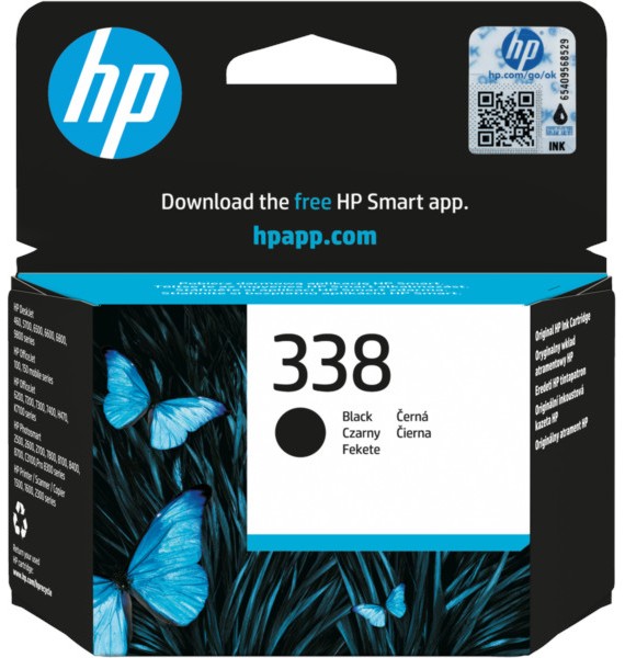 Касета с мастило за принтер HP 338 Black Касета с мастило за принтер HP 338 Black - 480 страници -