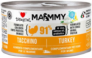 Пастет за бременни или кърмещи кучета Disugual Mammy Пастет за бременни или кърмещи кучета Disugual Mammy - 150 и 400 g, с пуешко - храна