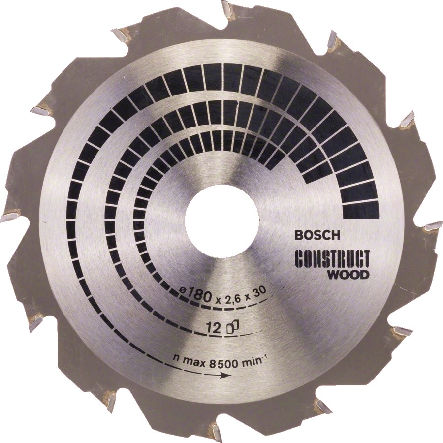     Bosch - ∅ 180 / 30 / 1.6 mm  12    Construct Wood - 