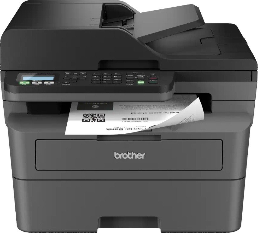 Лазерно мултифункционално устройство Brother MFC-L2802DW Лазерно мултифункционално устройство Brother MFC-L2802DW - Монохромен принтер / копир / скенер / факс, 1200 x 1200 dpi, 32 pages/min, ADF, Wi-Fi, USB, А4 -