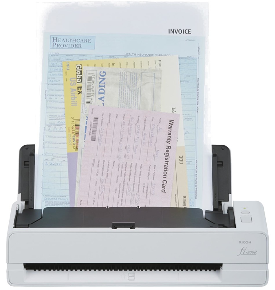Скенер RICOH fi-800R Скенер RICOH fi-800R - 600 x 600 dpi, 40 pages/min, A4, ADF, двустранно сканиране -