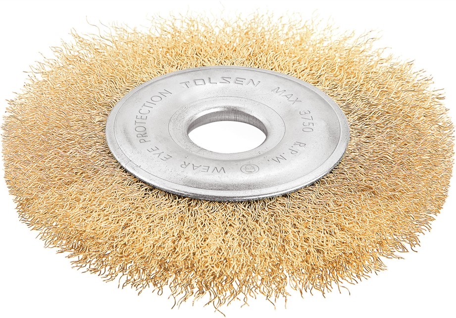 Телена конусна четка за ъглошлайф Tolsen Телена конусна четка за ъглошлайф Tolsen - С диаметър ∅ 125 mm -
