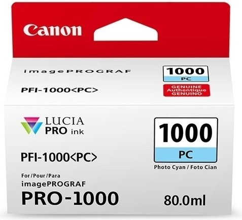      Canon PFI-1000 Photo Cyan - 80 ml - 