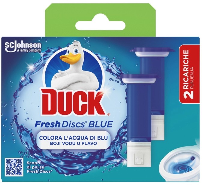 ��������� � ��� ������� �� �������� Duck Fresh Blue - 2 x 6 ����, ���������� ������ � ����� - �������