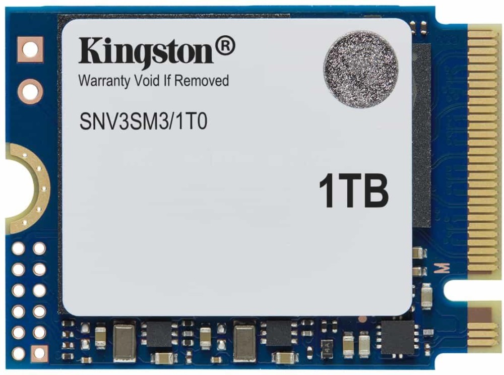 SSD памет Kingston NV3 PCIe 4.0 x4 NVMe SSD памет Kingston NV3 PCIe 4.0 x4 NVMe - 1 TB, четене 6000 MB/s, запис 4000 MB/s, 3D TLC NAND -