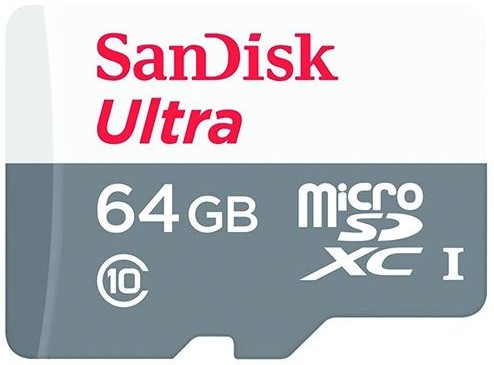 Micro SDXC карта памет 64 GB SanDisk Micro SDXC карта памет 64 GB SanDisk - Class 10, UHS-I от серията Ultra -