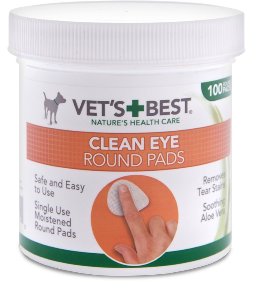       Vet's Best Clean Eye Round Pads - 100  - 