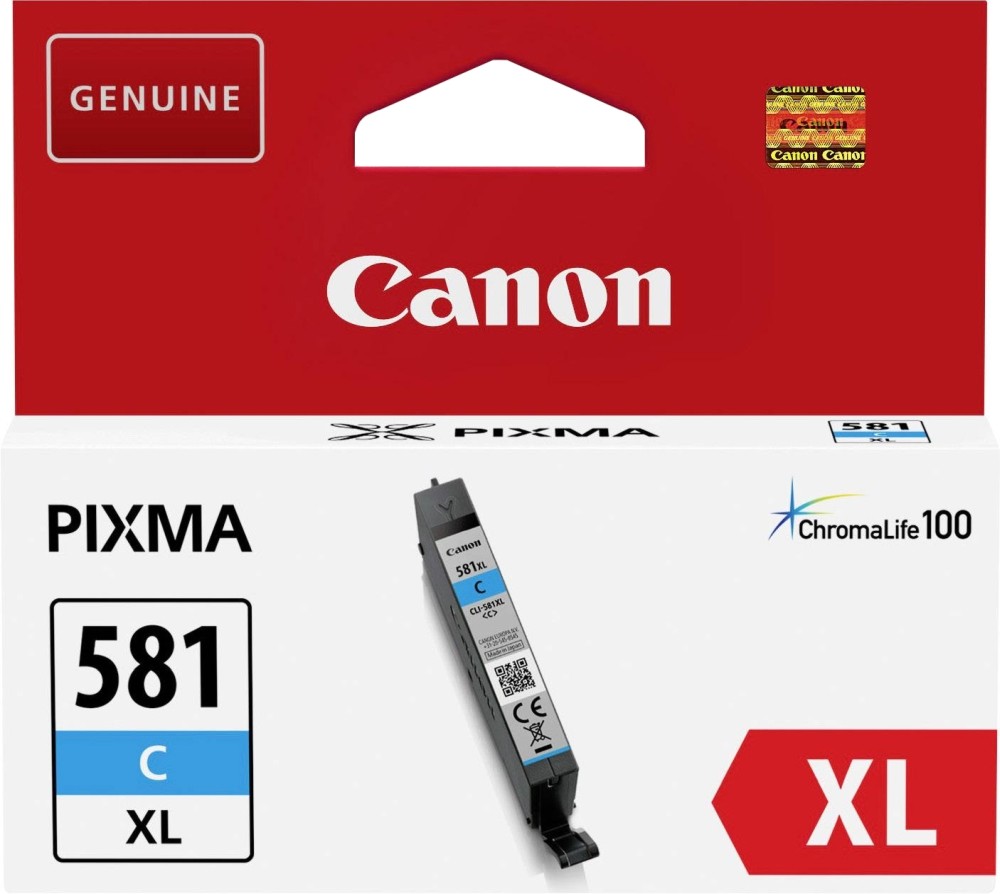 ������ � ������� �� ������� Canon CLI-581 XL Cyan - 8.3 ml - 