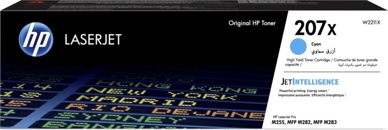 Тонер касета HP 207X Cyan Тонер касета HP 207X Cyan - 2450 страници -