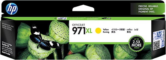      HP 971XL Yellow - 6600  - 