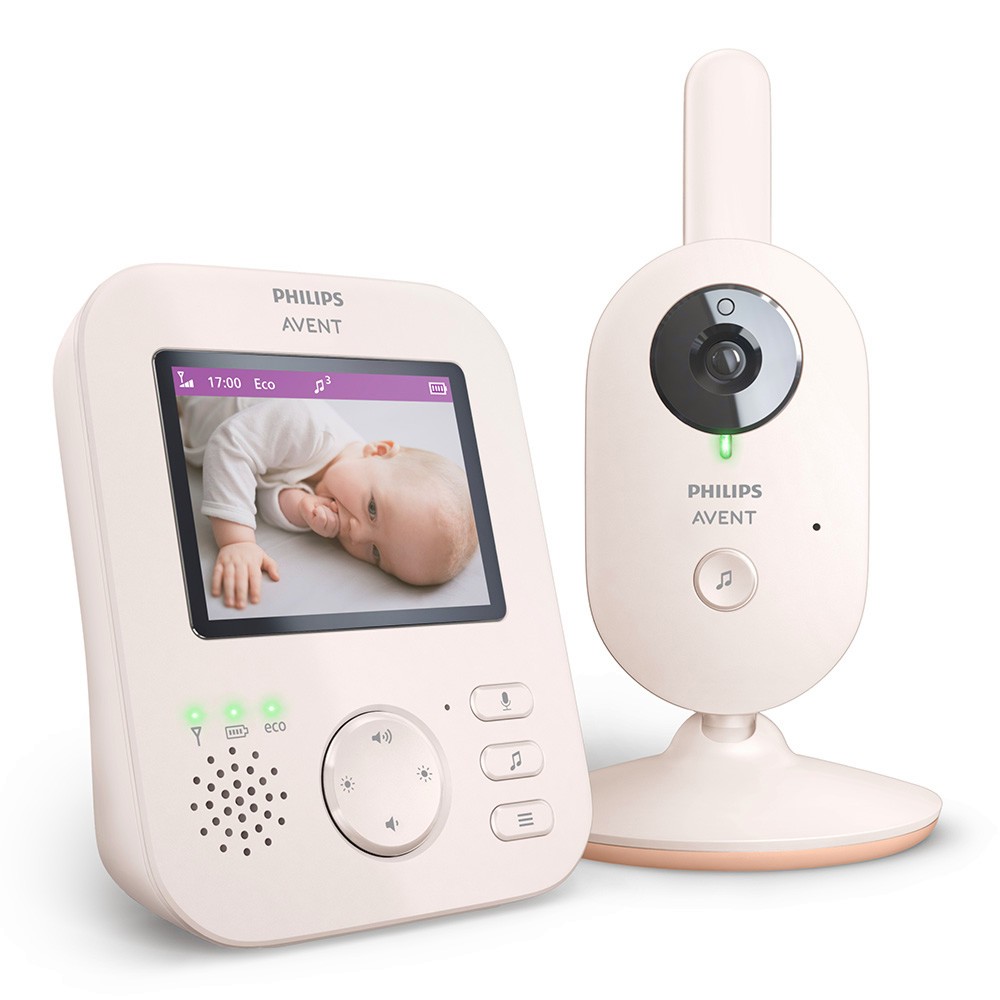 Видео бебефон Philips Avent Advanced SCD881/26 Видео бебефон Philips Avent Advanced SCD881/26 - С мелодии, нощно виждане и възможност за обратна връзка - продукт