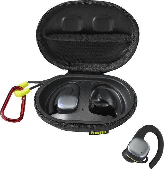 Безжични Bluetooth слушалки Hama Spirit Athletics Безжични Bluetooth слушалки Hama Spirit Athletics - Със зареждащ кейс -