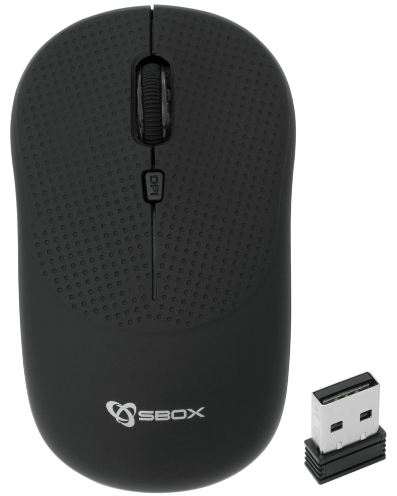 Безжична оптична мишка SBOX MW-106 Безжична оптична мишка SBOX MW-106 - С 3 бутона -