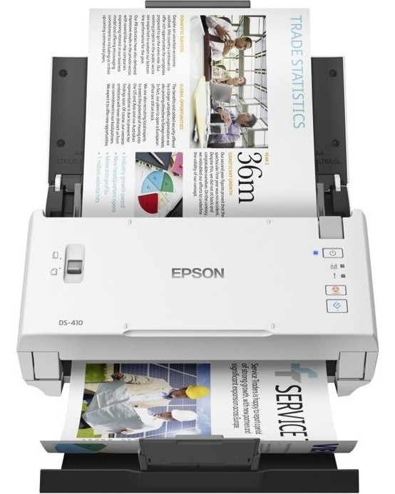  Epson WorkForce DS-410 - 600 x 600 dpi, A4, ADF, 26 ppm,   - 