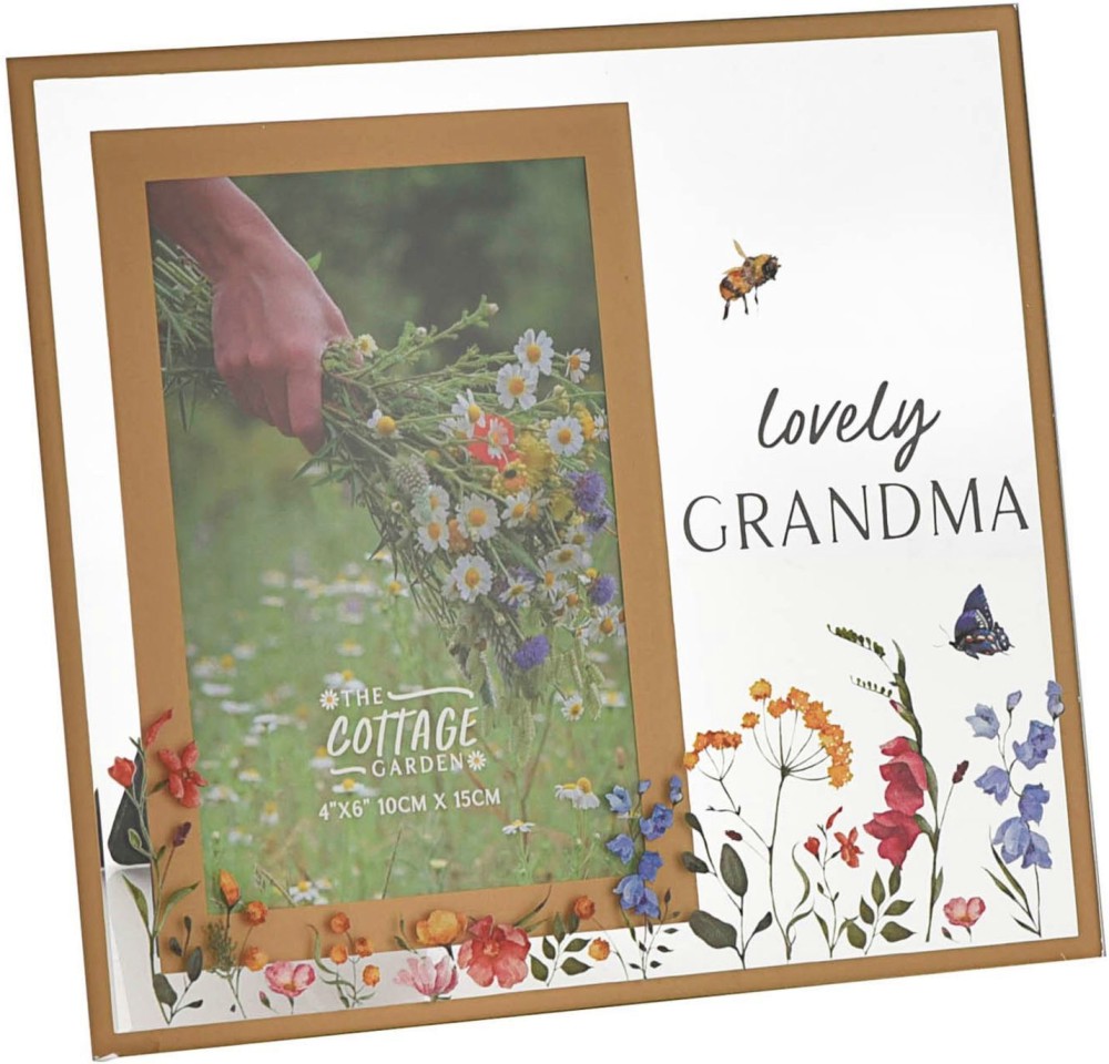 Стъклена рамка за снимка Widdop Bingham Lovely Grandma Стъклена рамка за снимка Widdop Bingham Lovely Grandma - 10 x 15 cm, от колекцията Celebrations - продукт