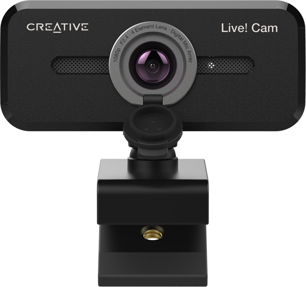 Уеб камера Creative Live! Cam Sync V2 Уеб камера Creative Live! Cam Sync V2 - С микрофон,  77°, 1080p, 2 MP, USB-A 2.0, 1.8 m кабел -