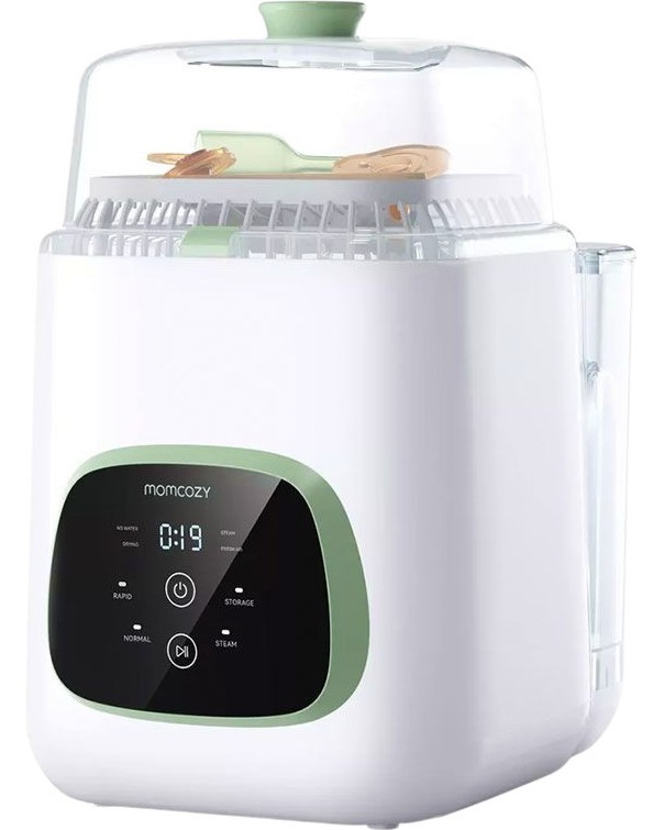 Уред за почистване и стерилизатор 2 в 1 Momcozy KleanPal Pro Уред за почистване и стерилизатор 2 в 1 Momcozy KleanPal Pro - С 60 таблетки - продукт