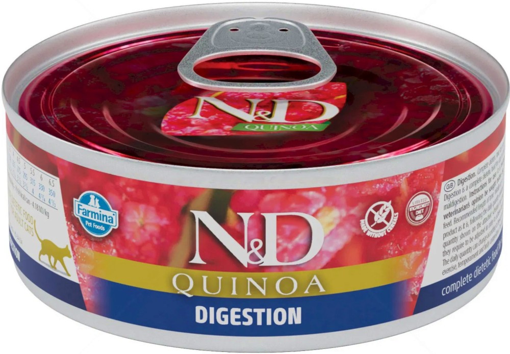       N&D Digestion - 80 g,  , ,   ,   Quinoa,    - 