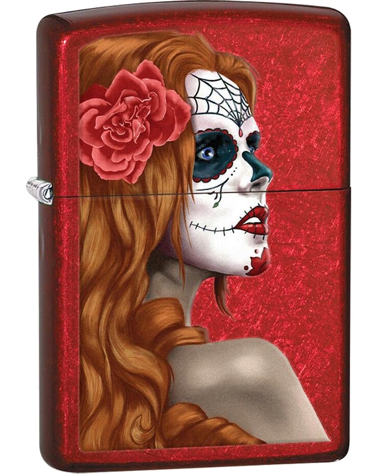 Ветроустойчива запалка Zippo Day of Dead Girl Ветроустойчива запалка Zippo Day of Dead Girl -