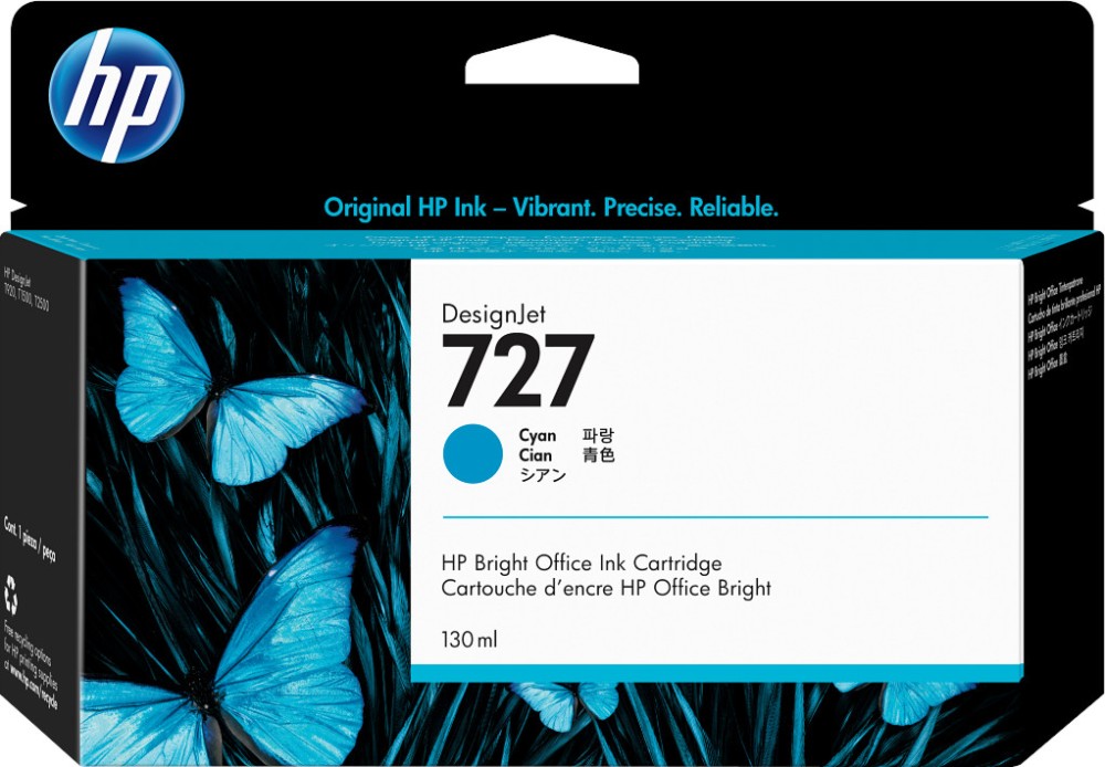   HP 727 Cyan - 130 ml - 