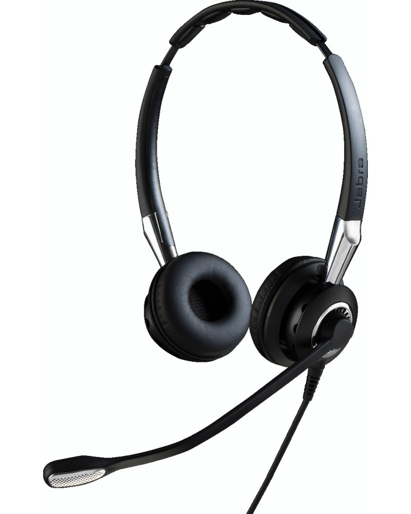 Професионални слушалки Jabra 2400 II Професионални слушалки Jabra 2400 II - С кабел с QD конектор, от серията Biz -