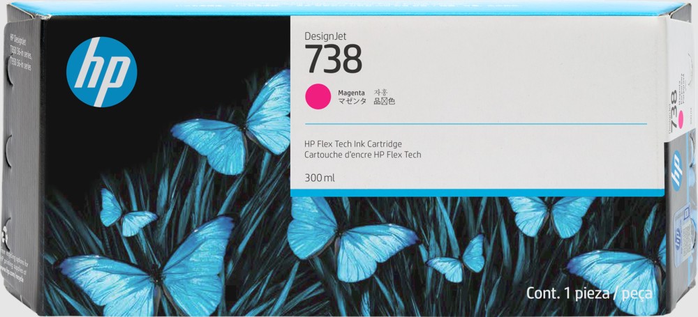      HP 738 Magenta - 300 ml - 