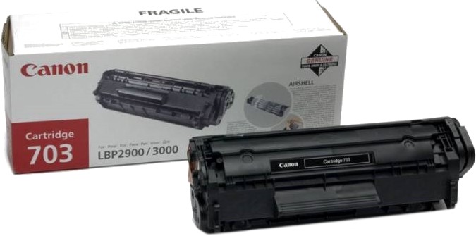 Тонер касета Canon CRG-703 Black Тонер касета Canon CRG-703 Black - 2500 страници -
