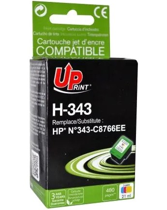 Касета с мастило за принтер UPrint H-343 Color Касета с мастило за принтер UPrint H-343 Color - 480 страници -