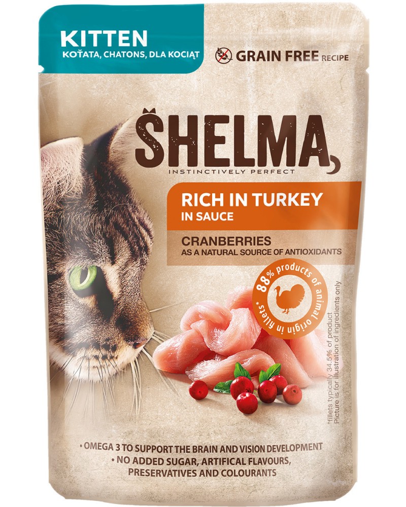    SHELMA Kitten - 85 g,      ,  4  12  - 