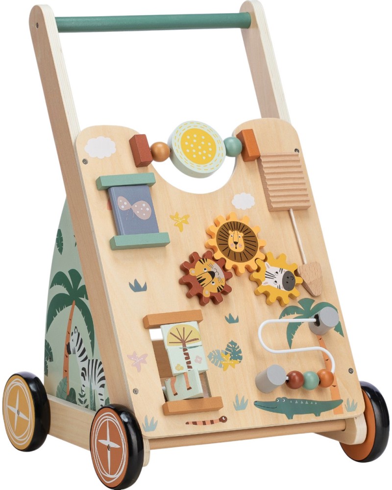 Дървена проходилка уокър FreeON My First Steps Дървена проходилка уокър FreeON My First Steps - От серията Free2Play - продукт