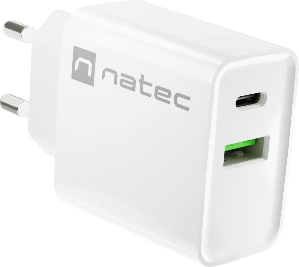  o Natec Ribera - 20 W, USB-A female, USB-C female - 