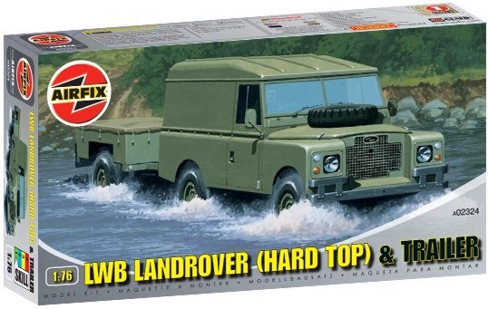   - LWB Landrover (Hard Top) and Trailer -   - 