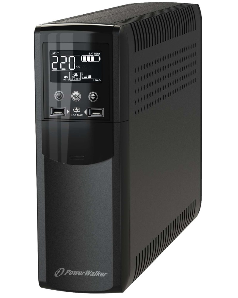 ������������� �������������� ���������� PowerWalker VI 1500 CSW - 1500 VA, 900 W, 4 x ���� ������, USB, Line Interactive - 