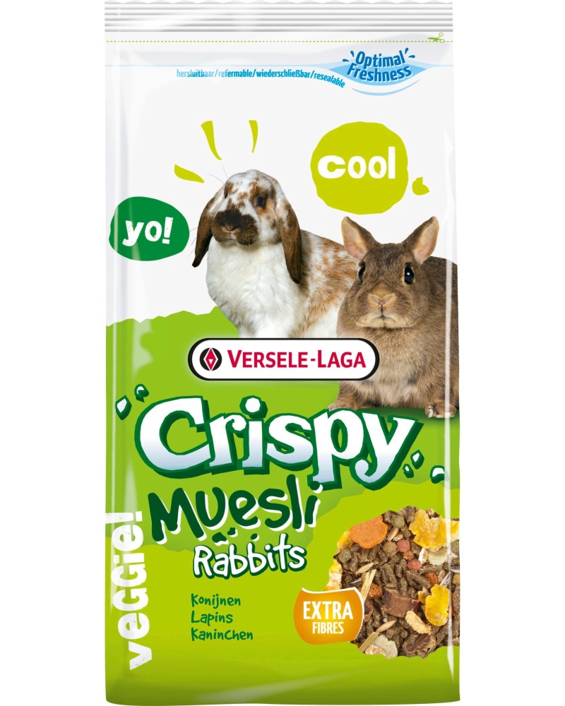       VERSELE LAGA Muesli Rabbits - 0.4  10 kg,   Crispy,  8+  - 