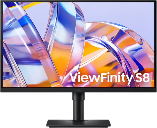 Монитор Samsung ViewFinity S8 S80UH 27H800 Монитор Samsung ViewFinity S8 S80UH 27H800 - 27", IPS, 60 Hz, 16:9, 3840 x 2160, 5 ms, HDMI, DisplayPort, USB-C, RJ45 -