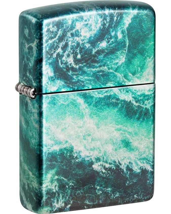 Ветроустойчива запалка Zippo Rogue Wave Design Ветроустойчива запалка Zippo Rogue Wave Design - От колекцията 540 Fusion -